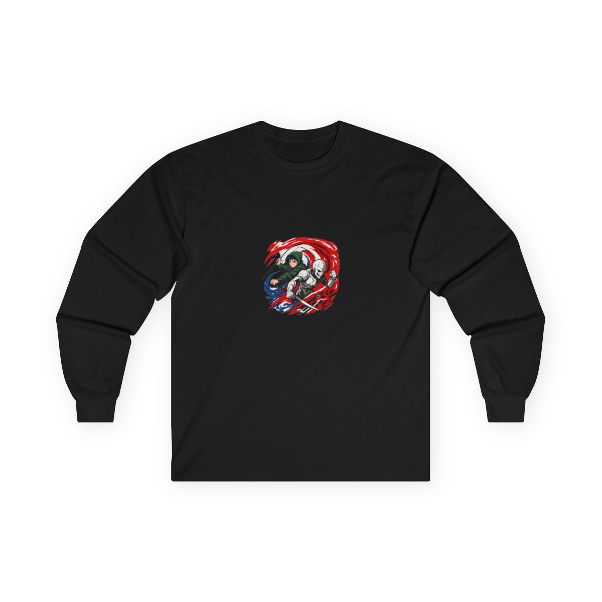 Epic Anime Action Heroes Graphic Long Sleeves - alternate angle 4, merchandise
