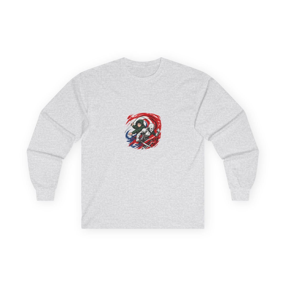 Epic Anime Action Heroes Graphic Long Sleeves - alternate angle 3, merchandise