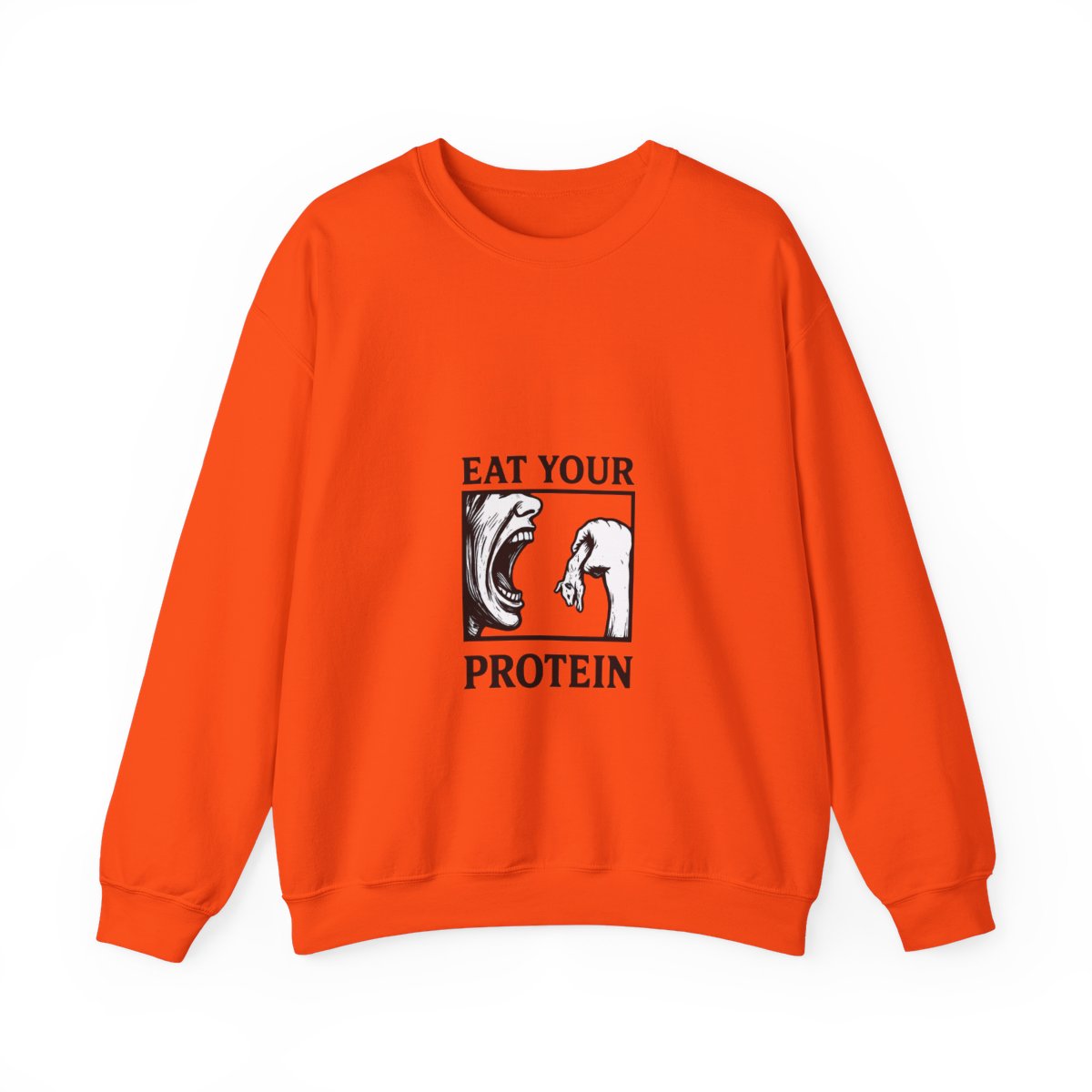 Eat Your Protein Savage Animal Graphic Hoodie - alternate angle 4, merchandise