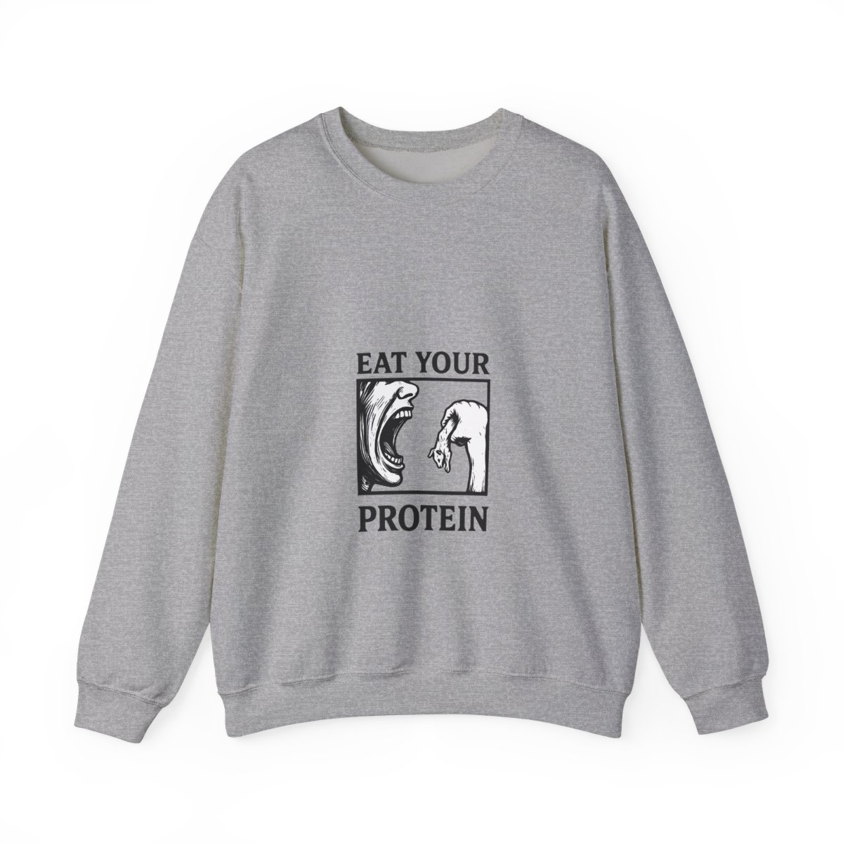 Eat Your Protein Savage Animal Graphic Hoodie - alternate angle 3, merchandise