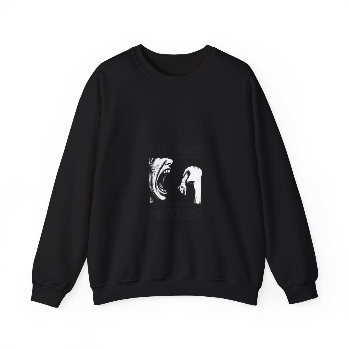 Eat Your Protein Savage Animal Graphic Hoodie - alternate angle 5, merchandise