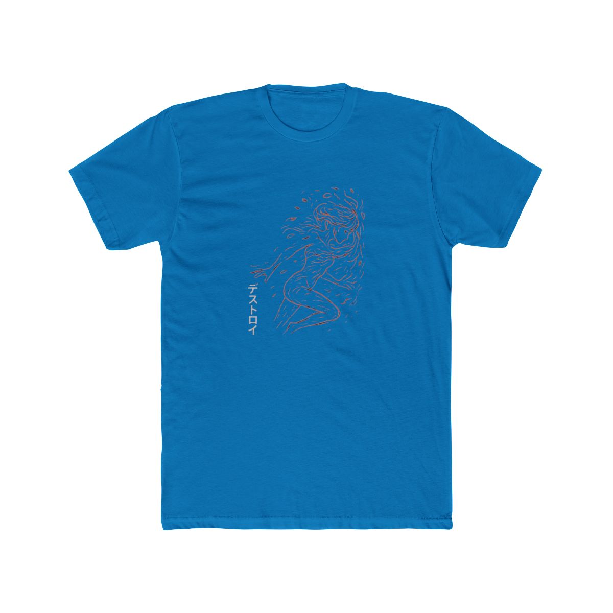 Retro Anime Character Faded Wash Black T Shirt - alternate angle 4, merchandise