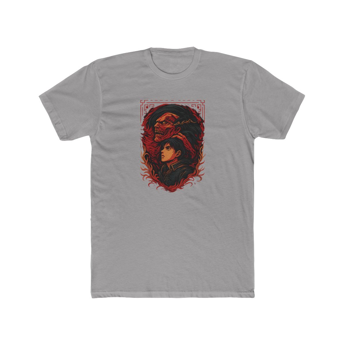 Shingeki no Kyojin Attack on Titan Graphic T Shirt - alternate angle 3, merchandise