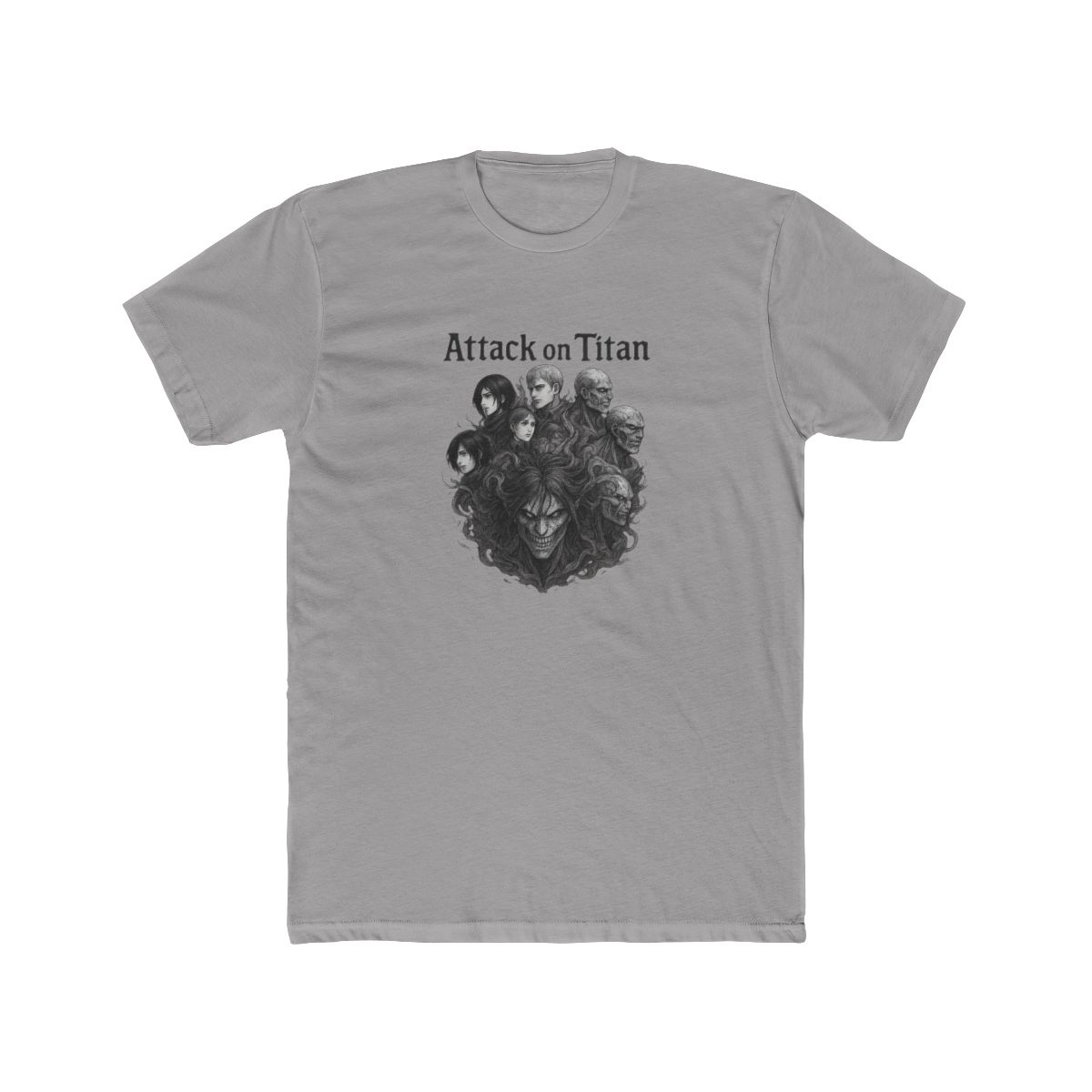 Attack on Titan Characters Graphic T Shirt - Official t-shirts merchandise