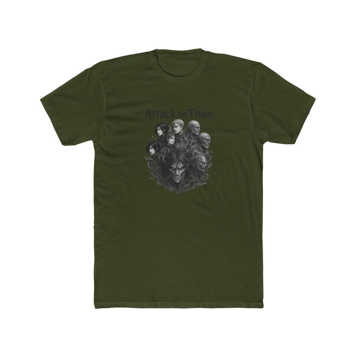 Attack on Titan Characters Graphic T Shirt - alternate angle 4, merchandise