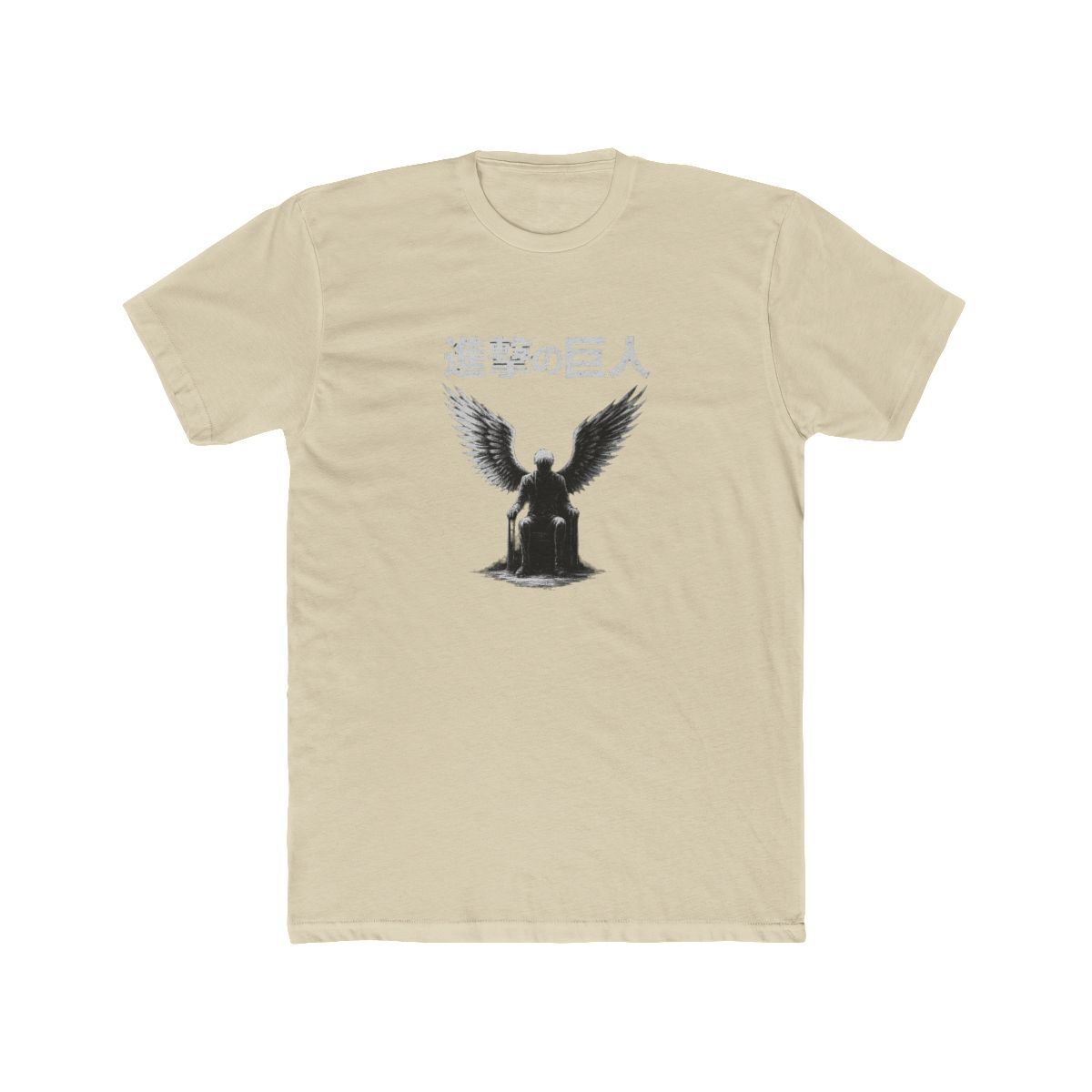Attack on Titan Eren Yeager Acid Wash Oversized T Shirt - alternate angle 4, merchandise