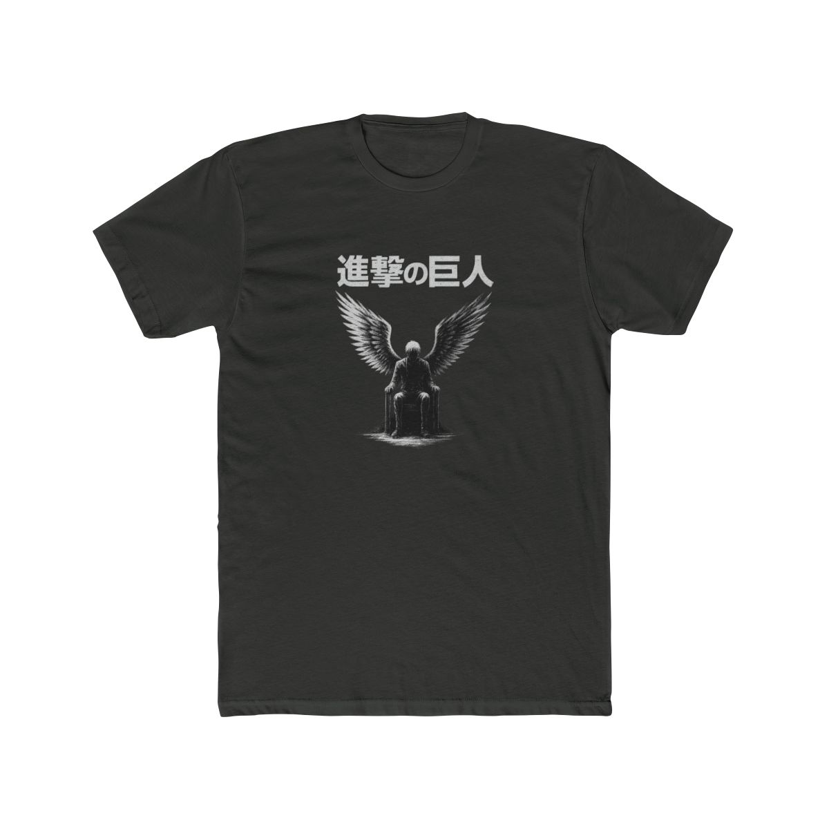 Attack on Titan Eren Yeager Acid Wash Oversized T Shirt - alternate angle 3, merchandise