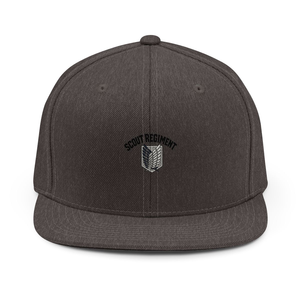 Attack on Titan Scout Regiment Embroidered Snapback Hat - alternate angle 1, merchandise