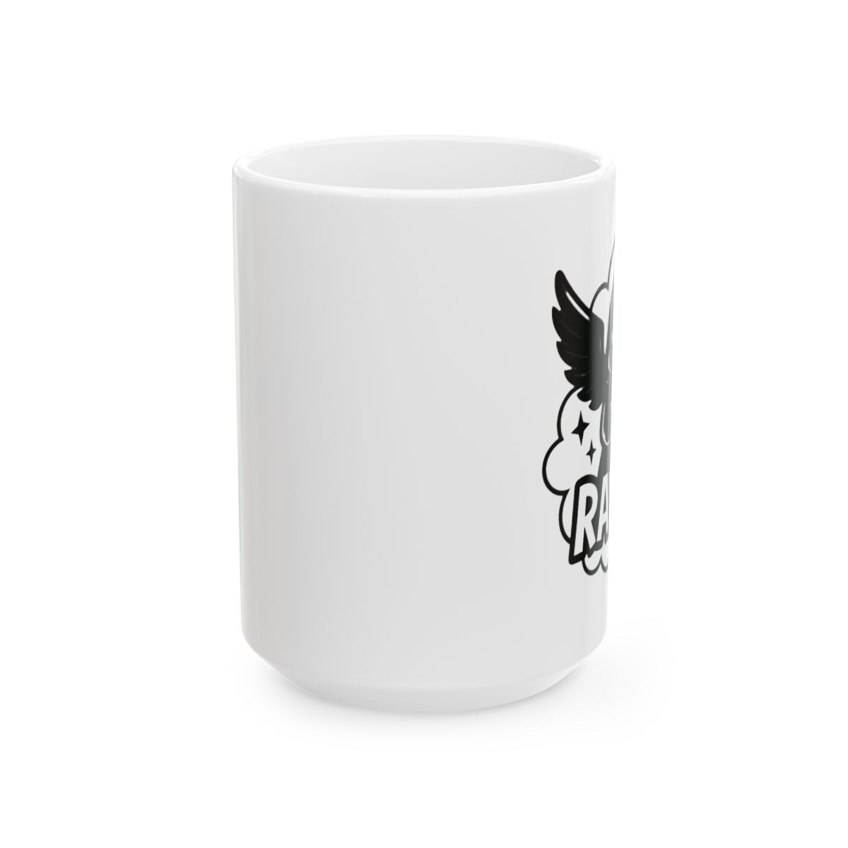 Teen Titans Go! Raven Attack Two-Tone Coffee Mug - alternate angle 2, merchandise