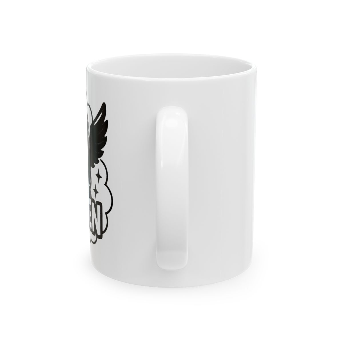 Teen Titans Go! Raven Attack Two-Tone Coffee Mug - alternate angle 3, merchandise