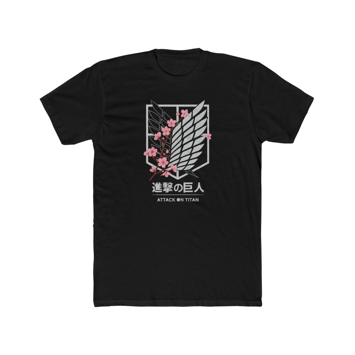 Cherry Blossoms Survey Logo | Attack on Titan Tee, Anime Fan Shirt, Scout Gift - alternate angle 3, merchandise