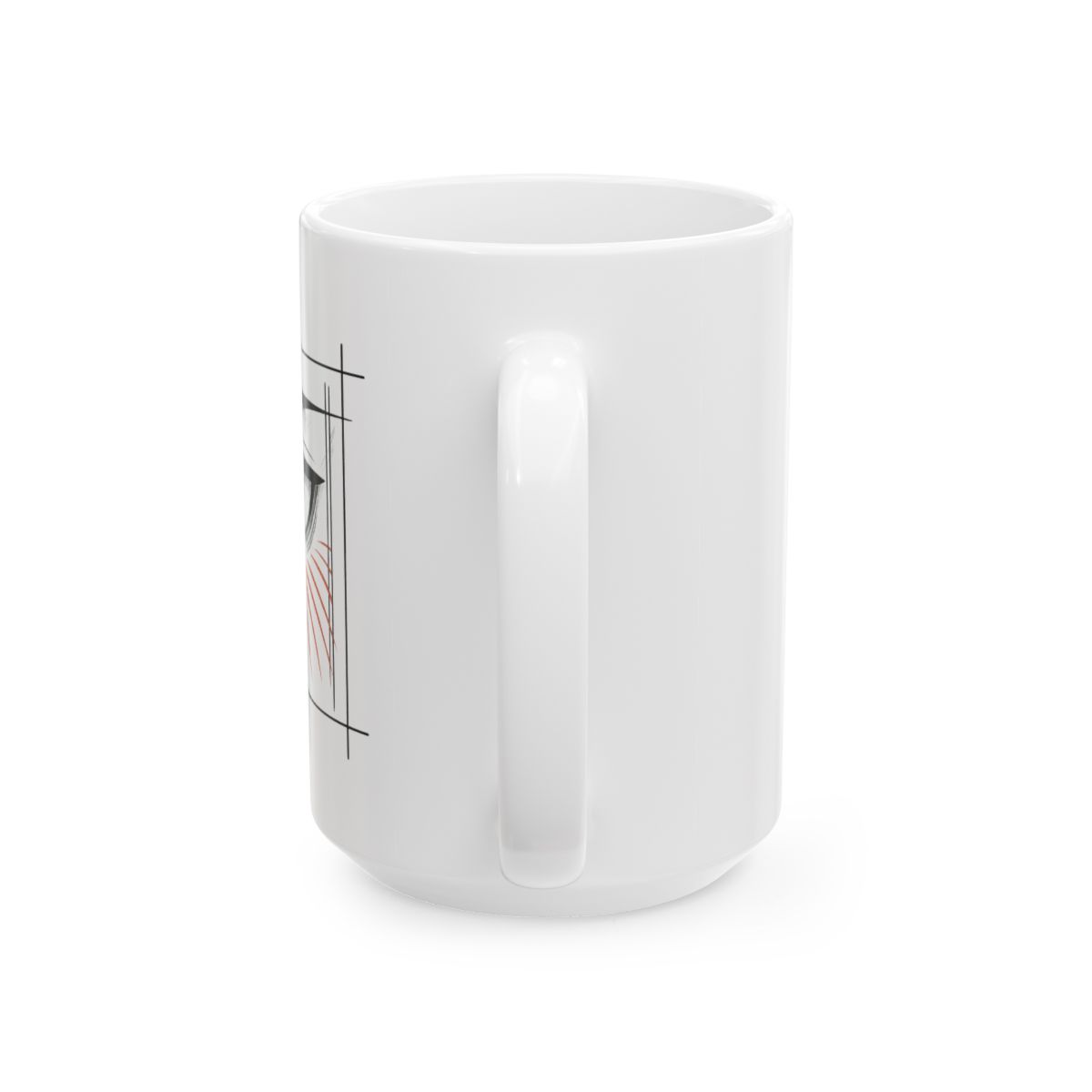 Eren Yeager Piercing Eyes | Attack Titan Mug, Eren Yeager Cup, AoT Fan Gift - alternate angle 5, merchandise