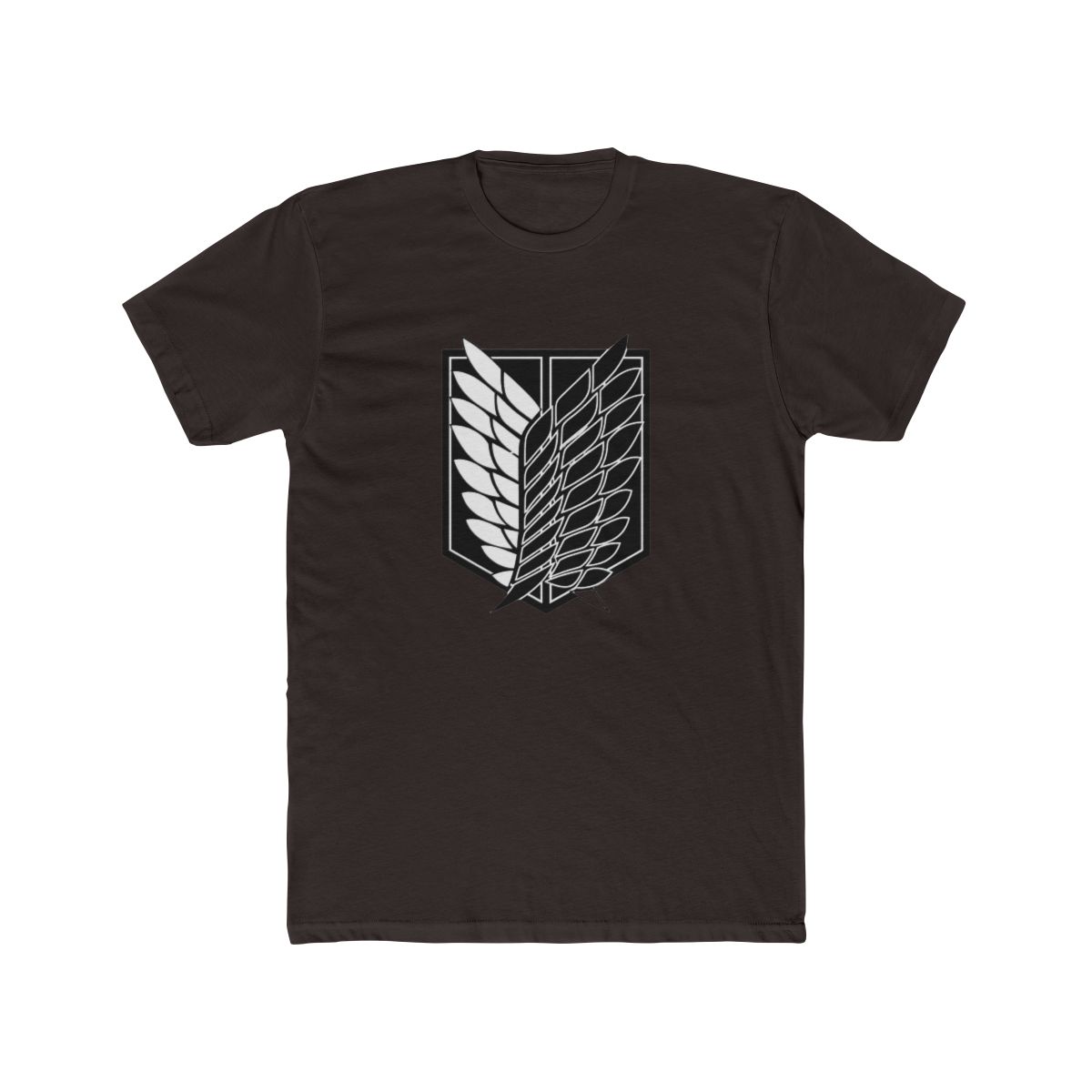 Exploration Battalion SNK Black & White T Shirt - Attack on Titan Fan Gear - alternate angle 4, merchandise