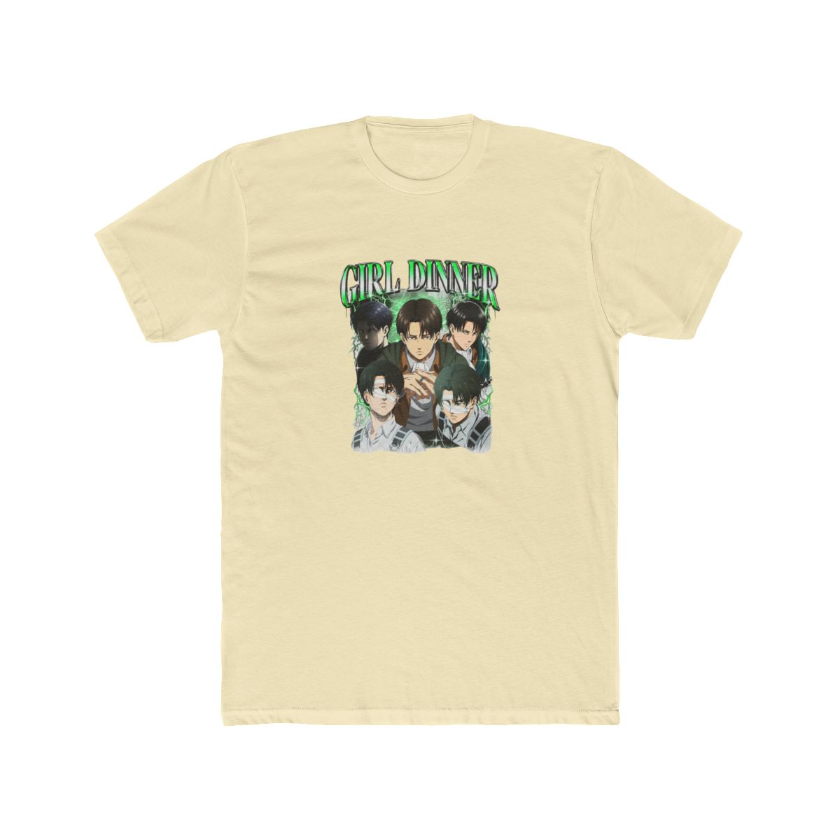 Levi Ackerman Shirt, Attack On Titan Anime Manga T Shirt, Girl Dinner Shirt