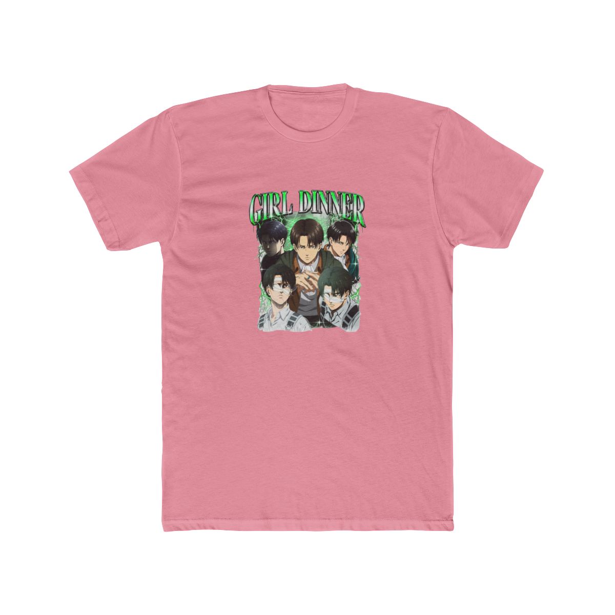 Levi Ackerman Shirt, Attack On Titan Anime Manga T Shirt, Girl Dinner Shirt - alternate angle 4, merchandise