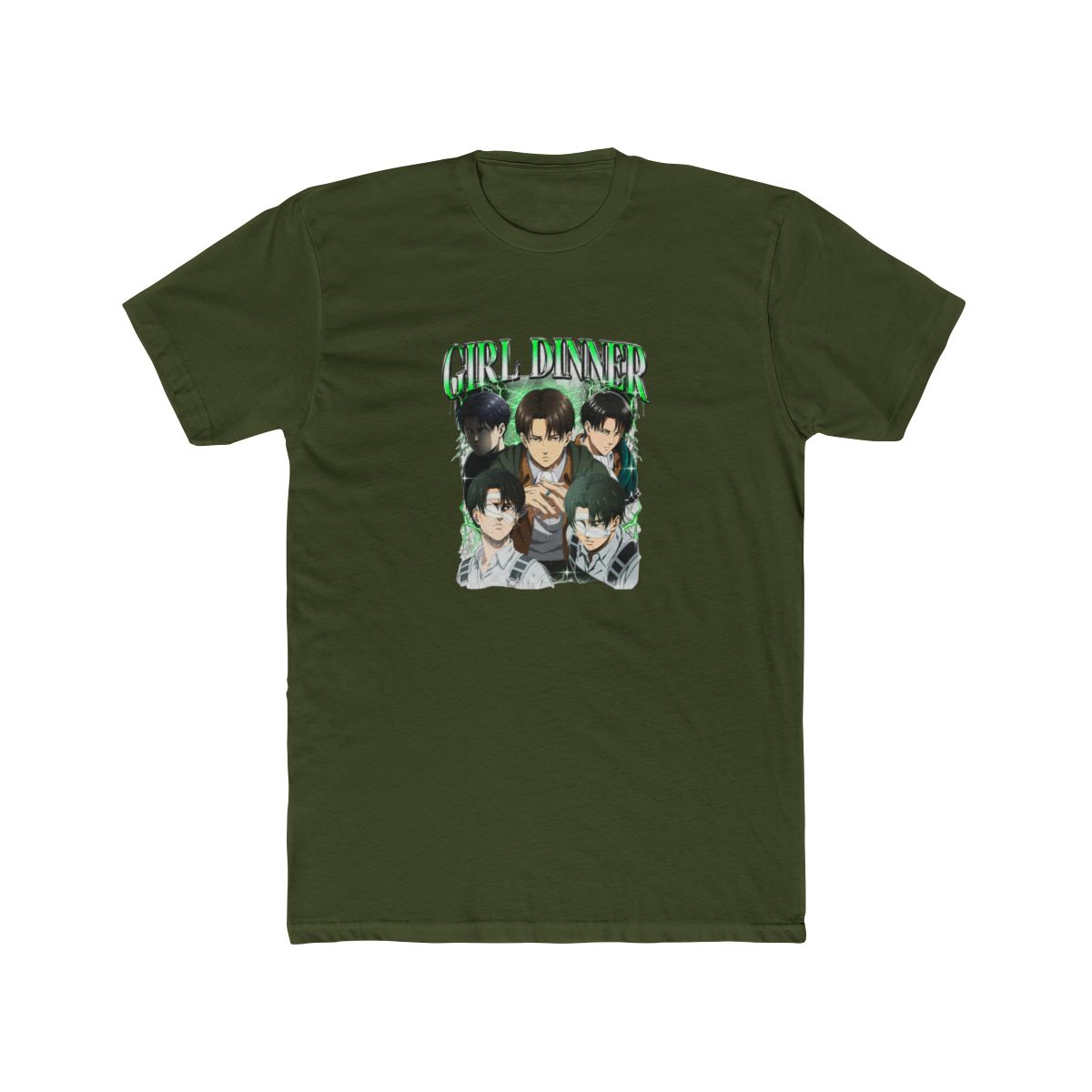Levi Ackerman Shirt, Attack On Titan Anime Manga T Shirt, Girl Dinner Shirt - alternate angle 3, merchandise