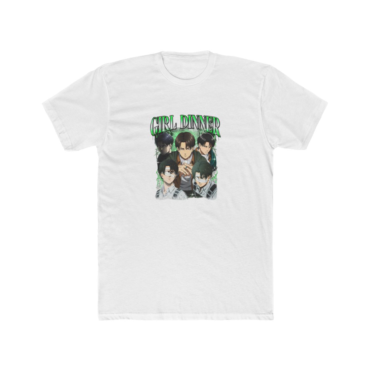 Levi Ackerman Shirt, Attack On Titan Anime Manga T Shirt, Girl Dinner Shirt - alternate angle 5, merchandise