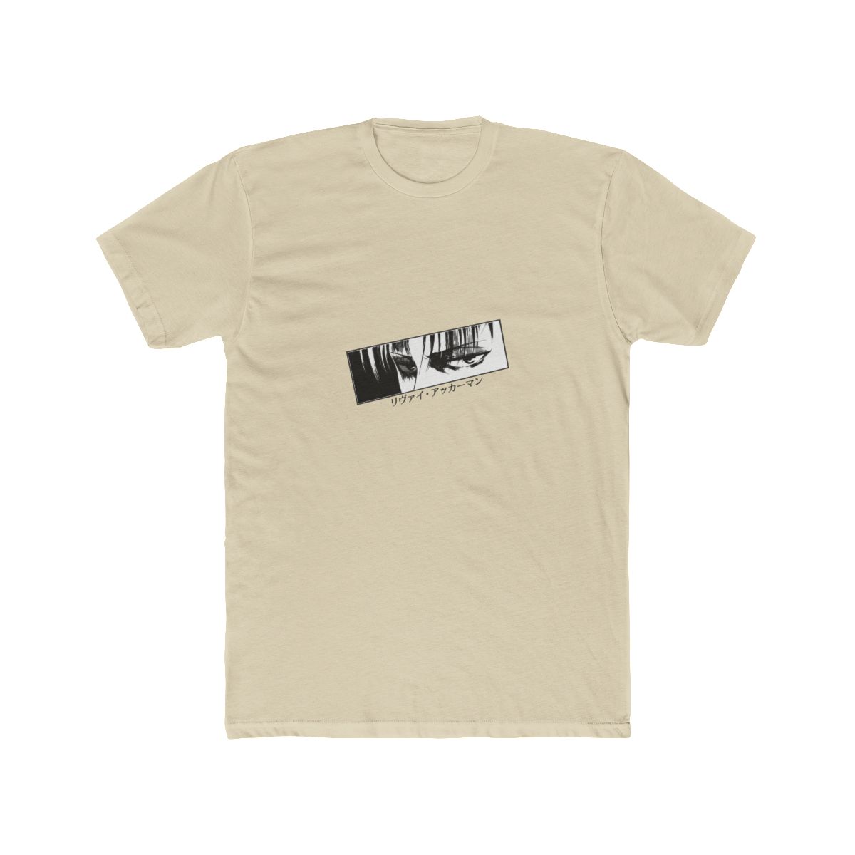 Levi Ackerman Eyes Anime Shirt | Attack on Titan Survey Corps Captain Tee - alternate angle 4, merchandise