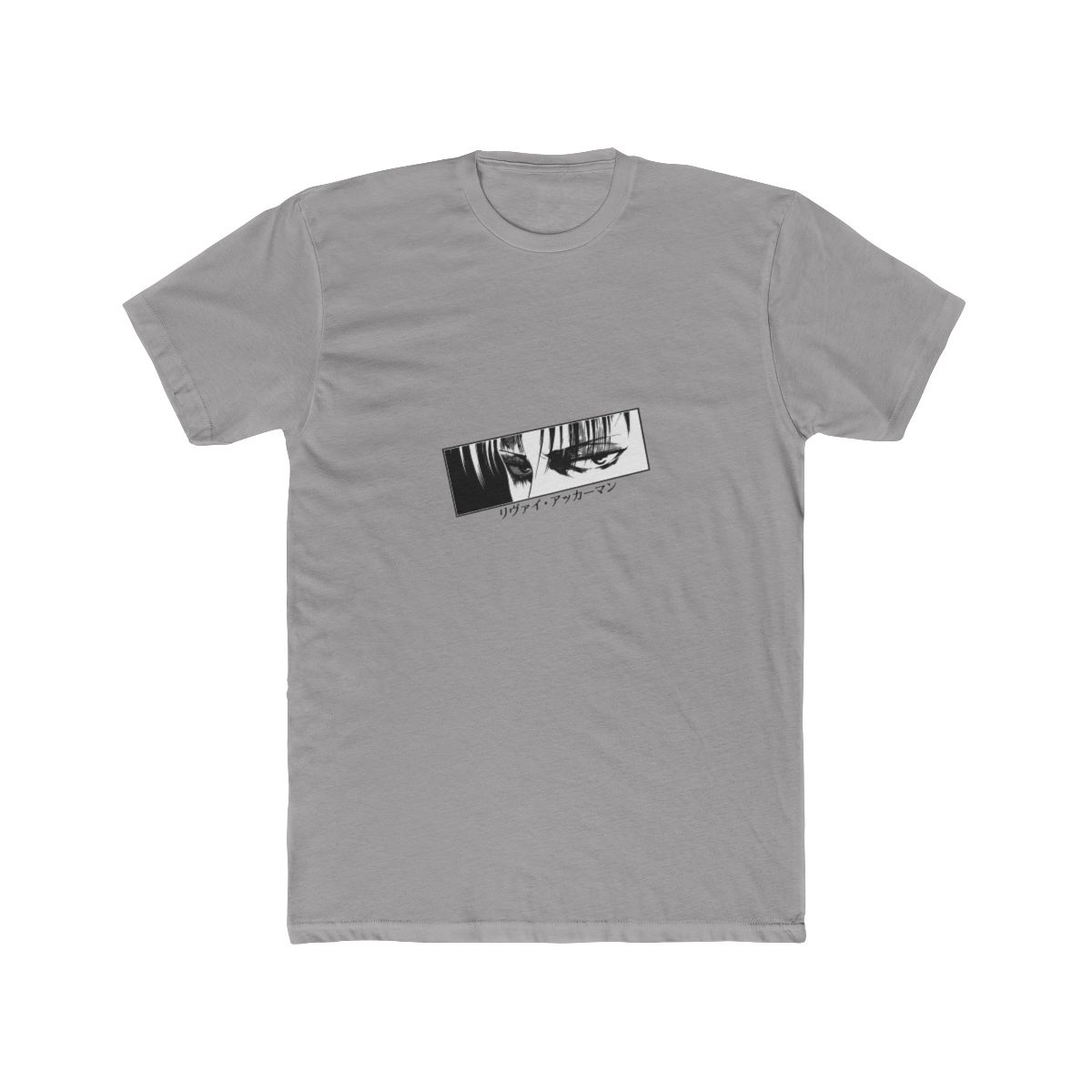 Levi Ackerman Eyes Anime Shirt | Attack on Titan Survey Corps Captain Tee - alternate angle 2, merchandise