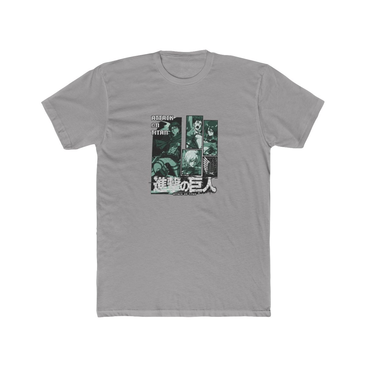 Attack On Titan Group Tonal Portrait T Shirt - Official t-shirts merchandise