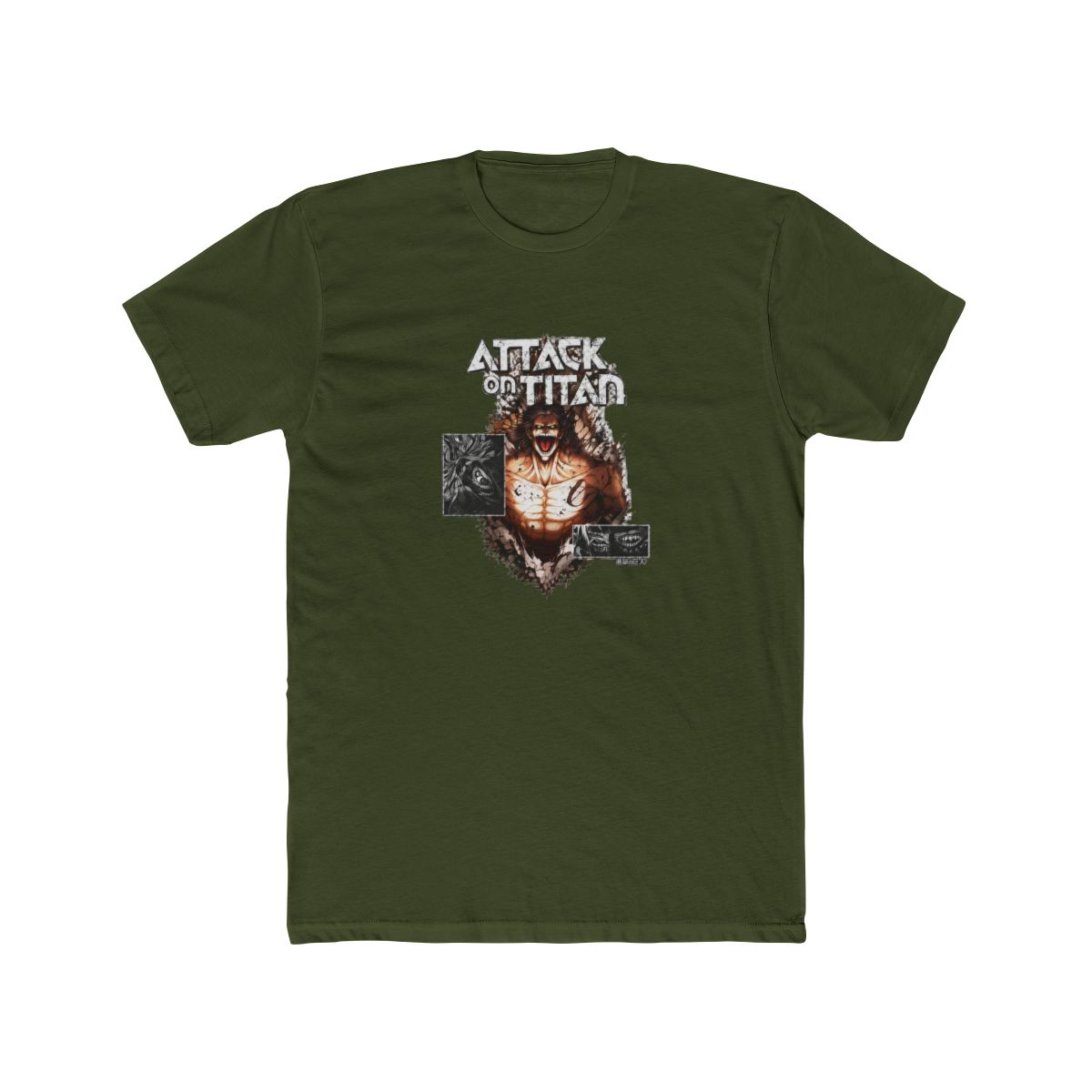 Attack on Titan Attack Titan Heavyweight T Shirt - alternate angle 4, merchandise
