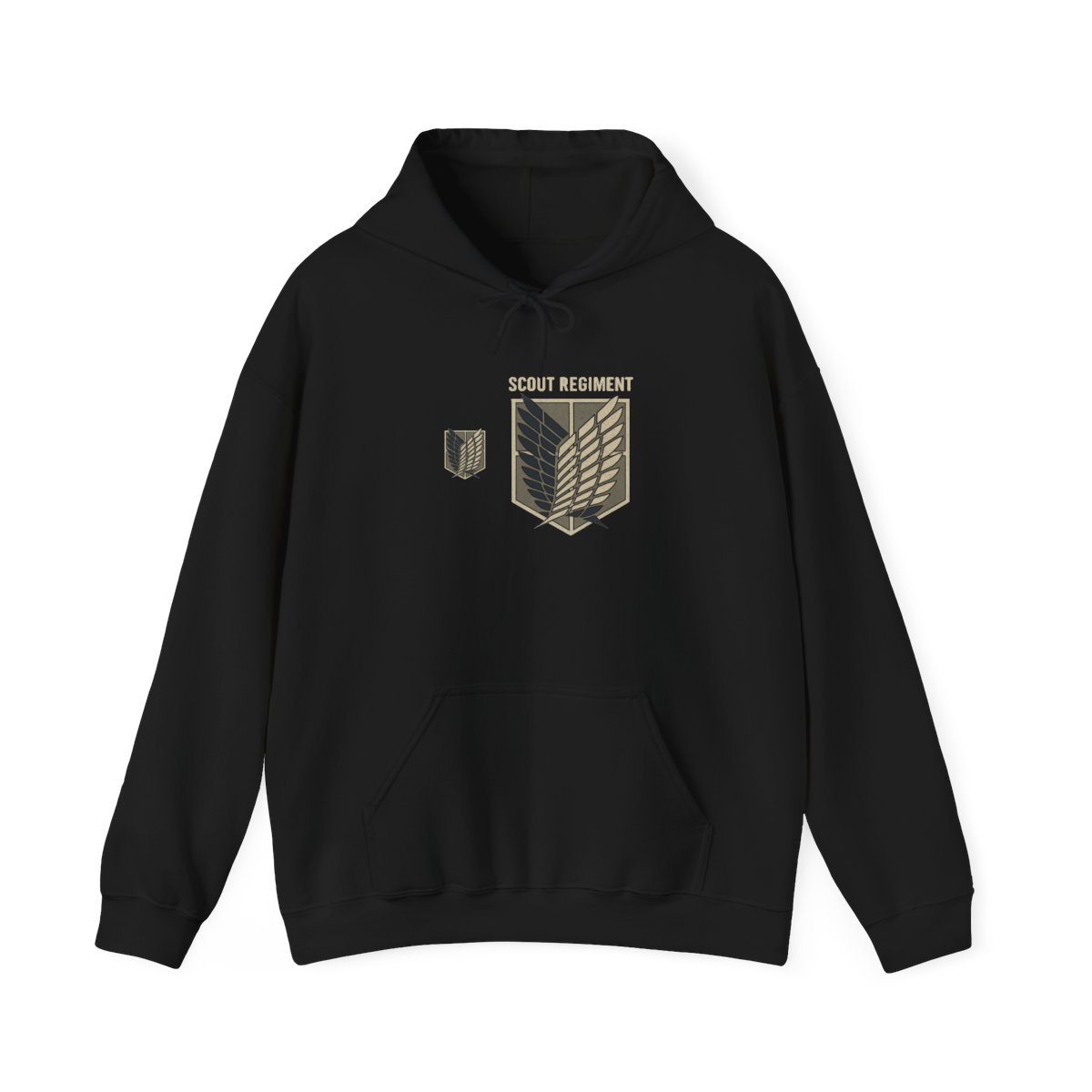 Attack on Titan Season 3 Scout Regiment Emblem Front Back Pullover Hoodie