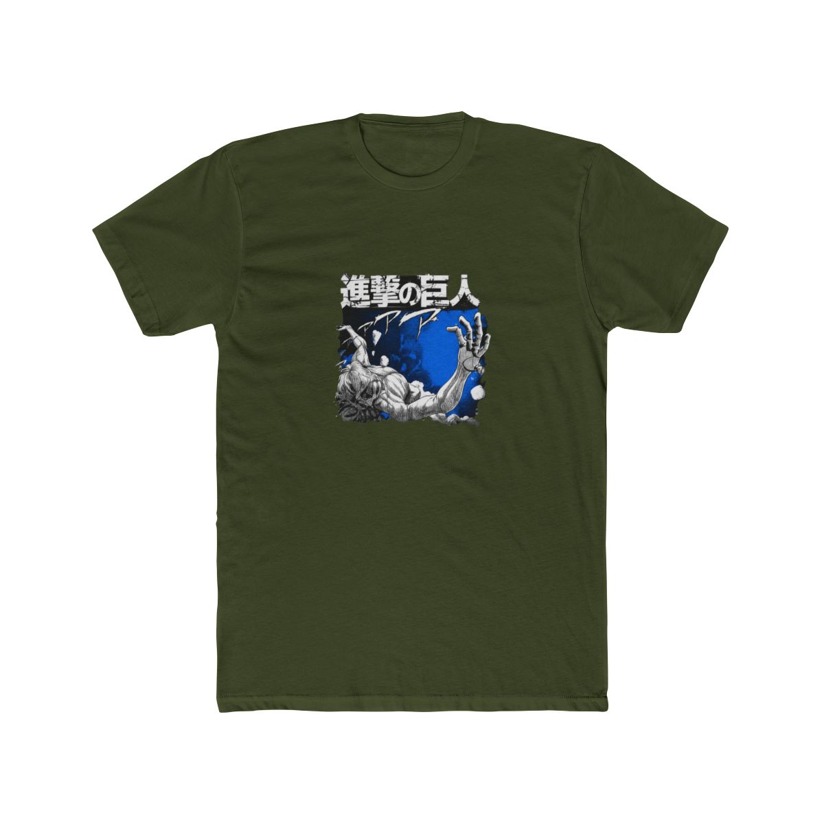 Attack On Titan Attack Titan Big & Tall T Shirt - alternate angle 2, merchandise