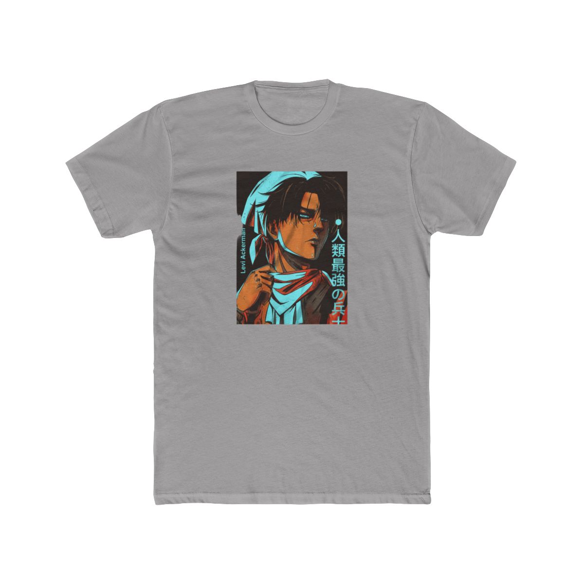 AOT Levi T Shirt Anime Manga Eren Mikasa Ackerman Japan Gift Tee - Official t-shirts merchandise