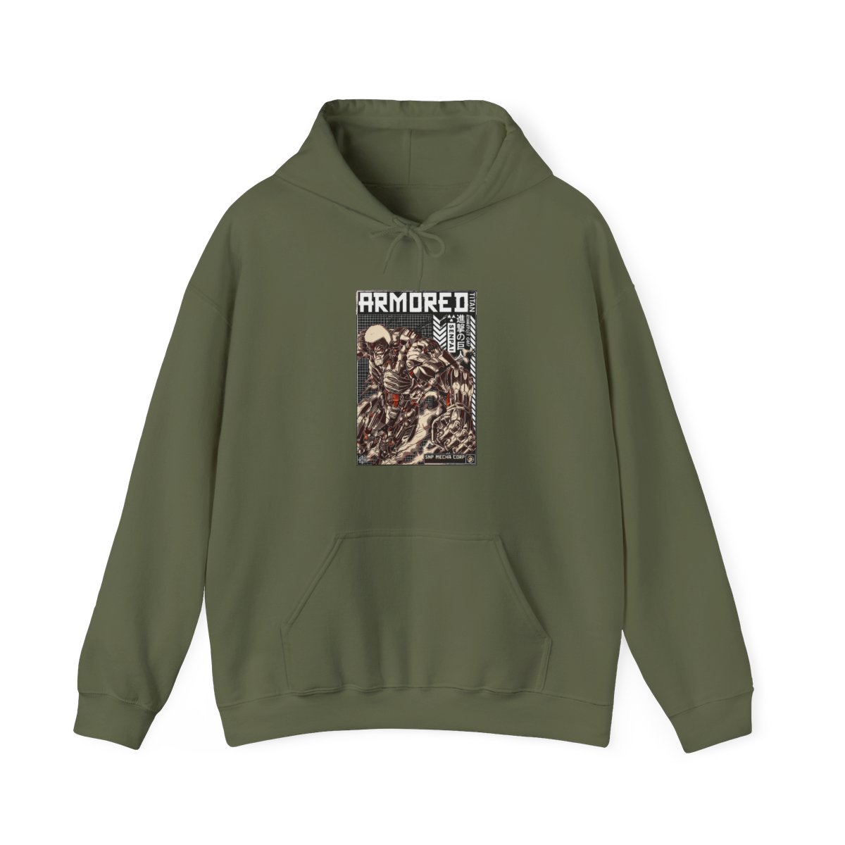 Reiner Armoured Titan Attack on Titan Premium Hoodie - alternate angle 4, merchandise