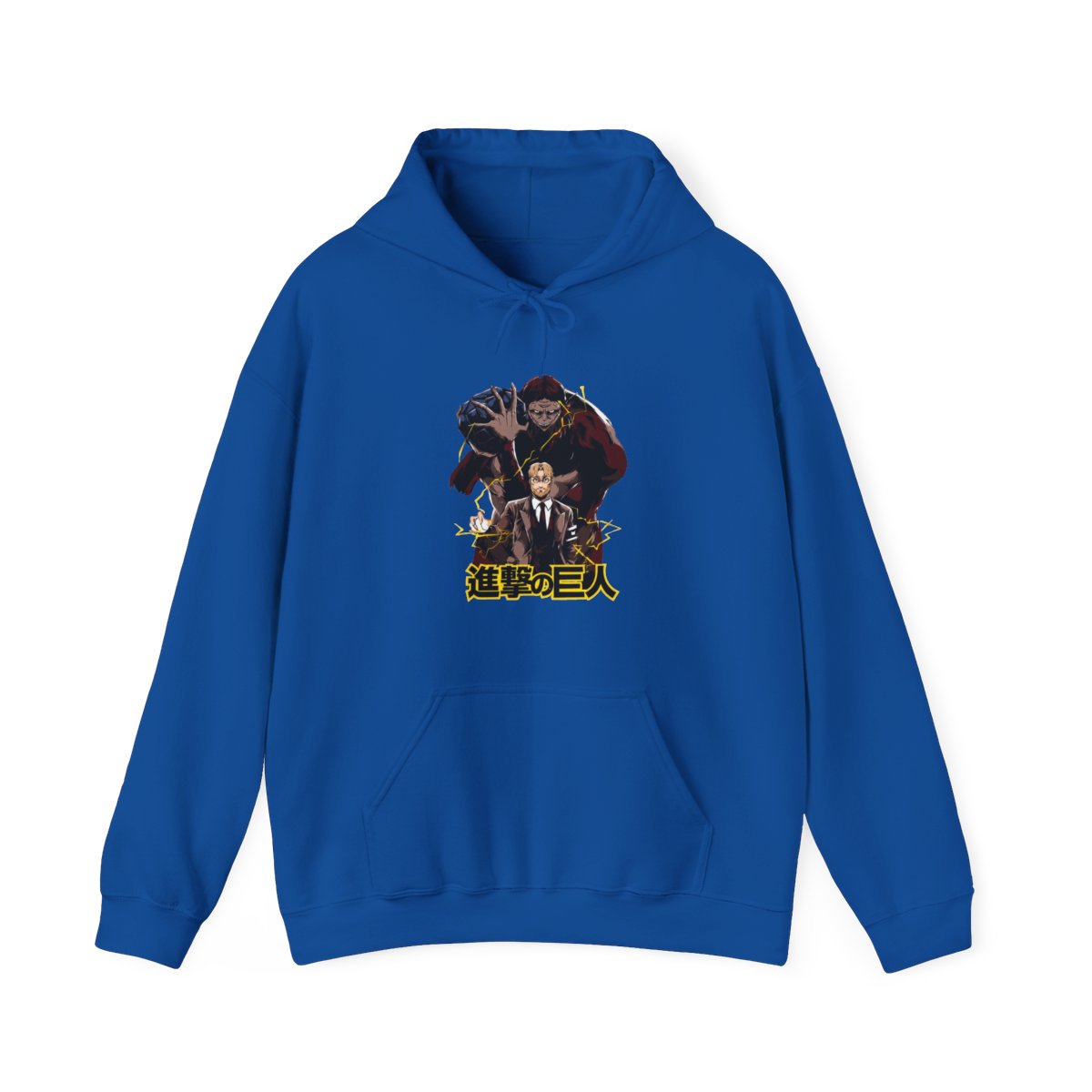 Zeke Yeager Hoodie Attack on Titan Beast Titan Control - alternate angle 2, merchandise