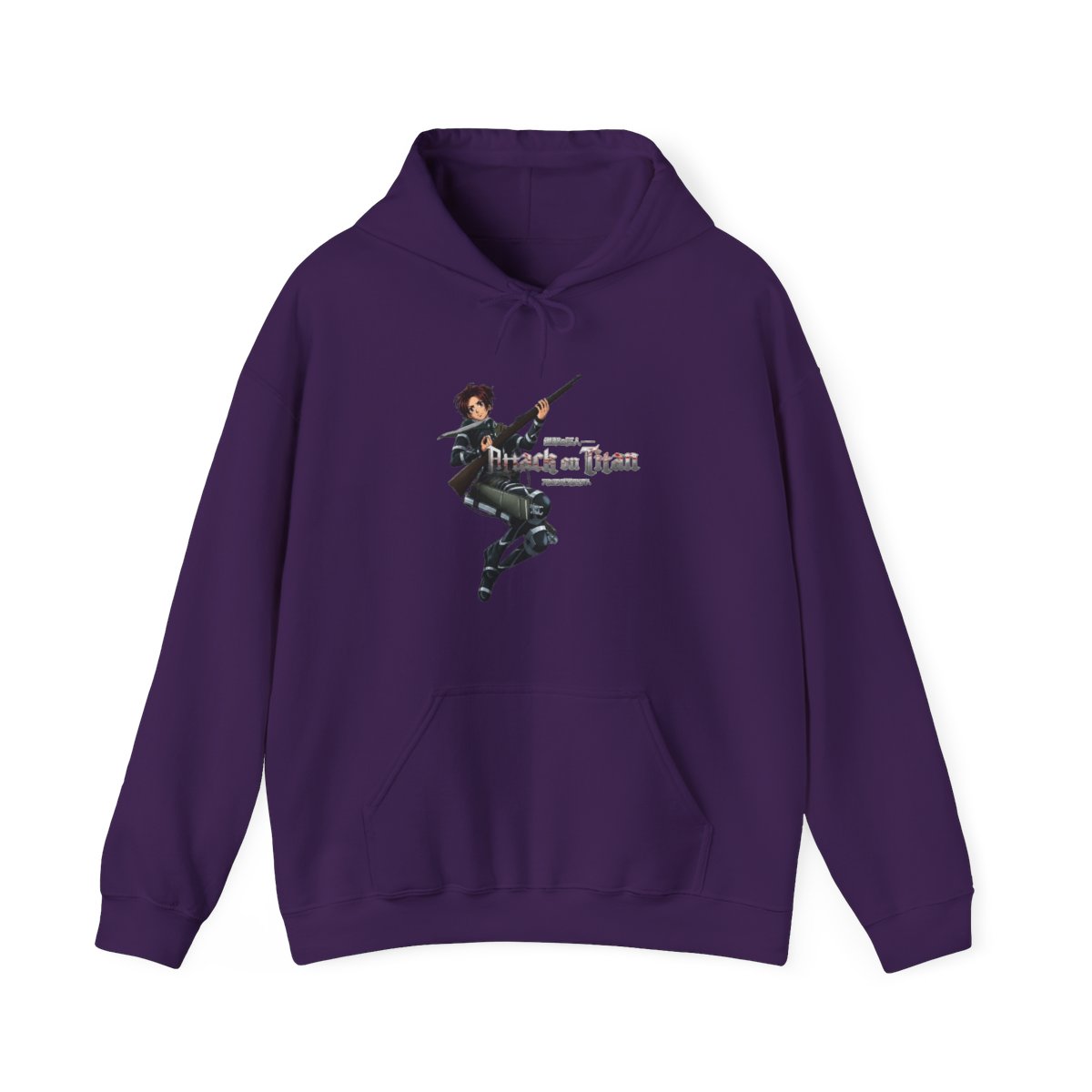 Attack on Titan x Color Bars - Loaded Logo Hoodie - alternate angle 2, merchandise