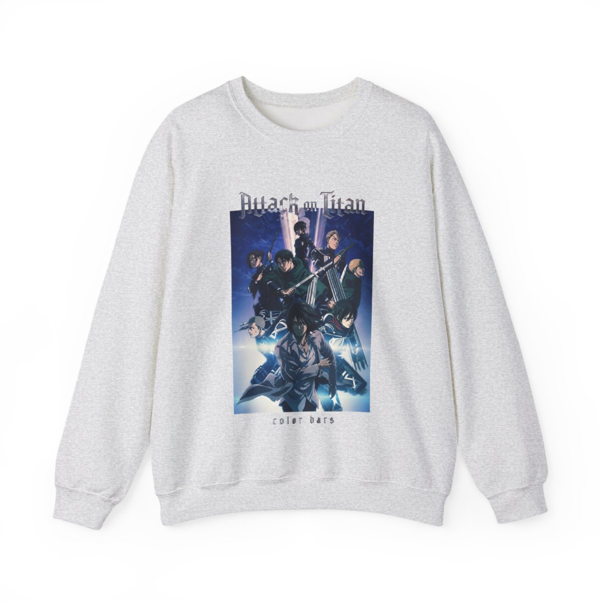 Attack on Titan x Color Bars - Brigade Crewneck Sweatshirt - alternate angle 3, merchandise