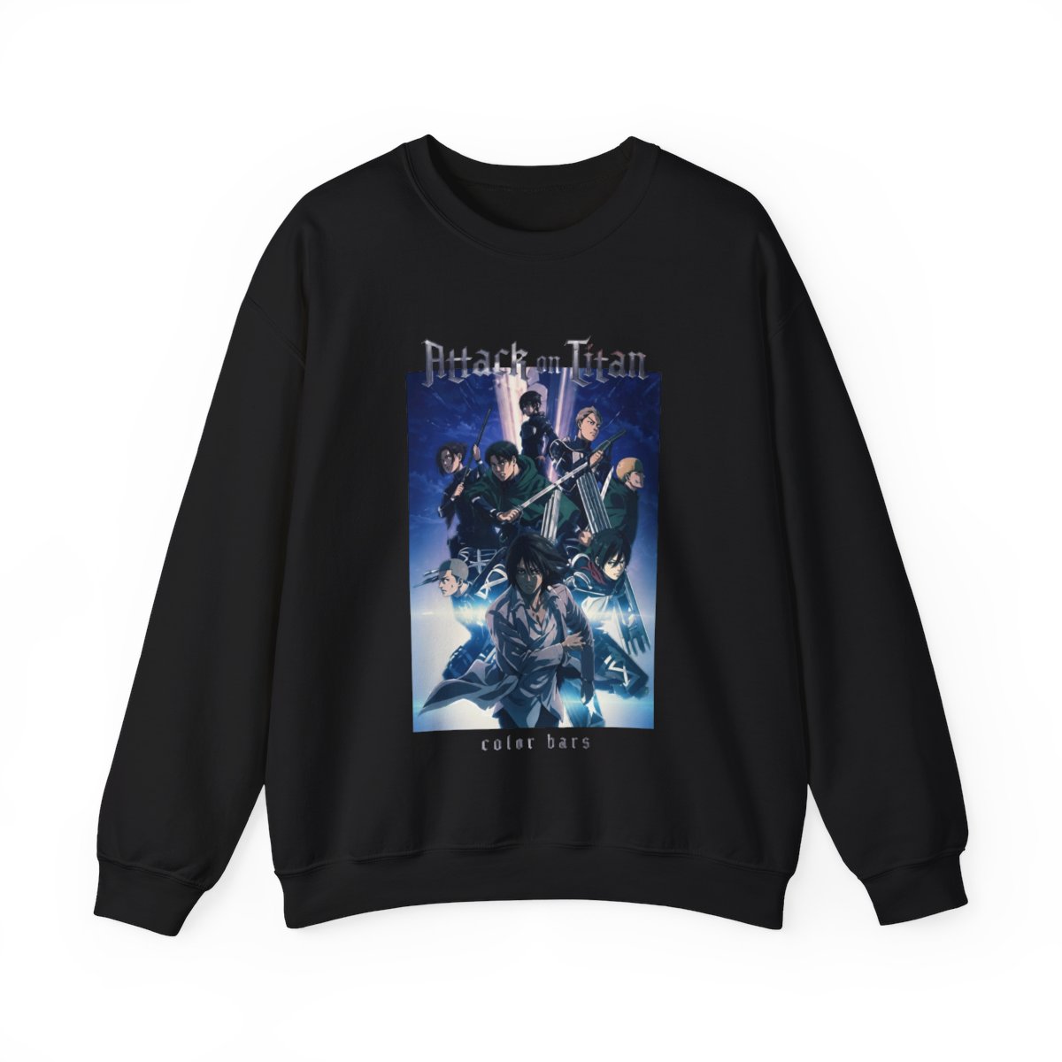 Attack on Titan x Color Bars - Brigade Crewneck Sweatshirt - alternate angle 4, merchandise