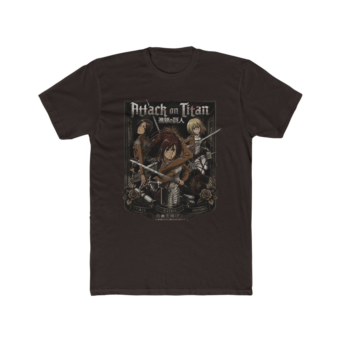 Attack on Titan - Ymir Sasha Historia T Shirt - alternate angle 2, merchandise