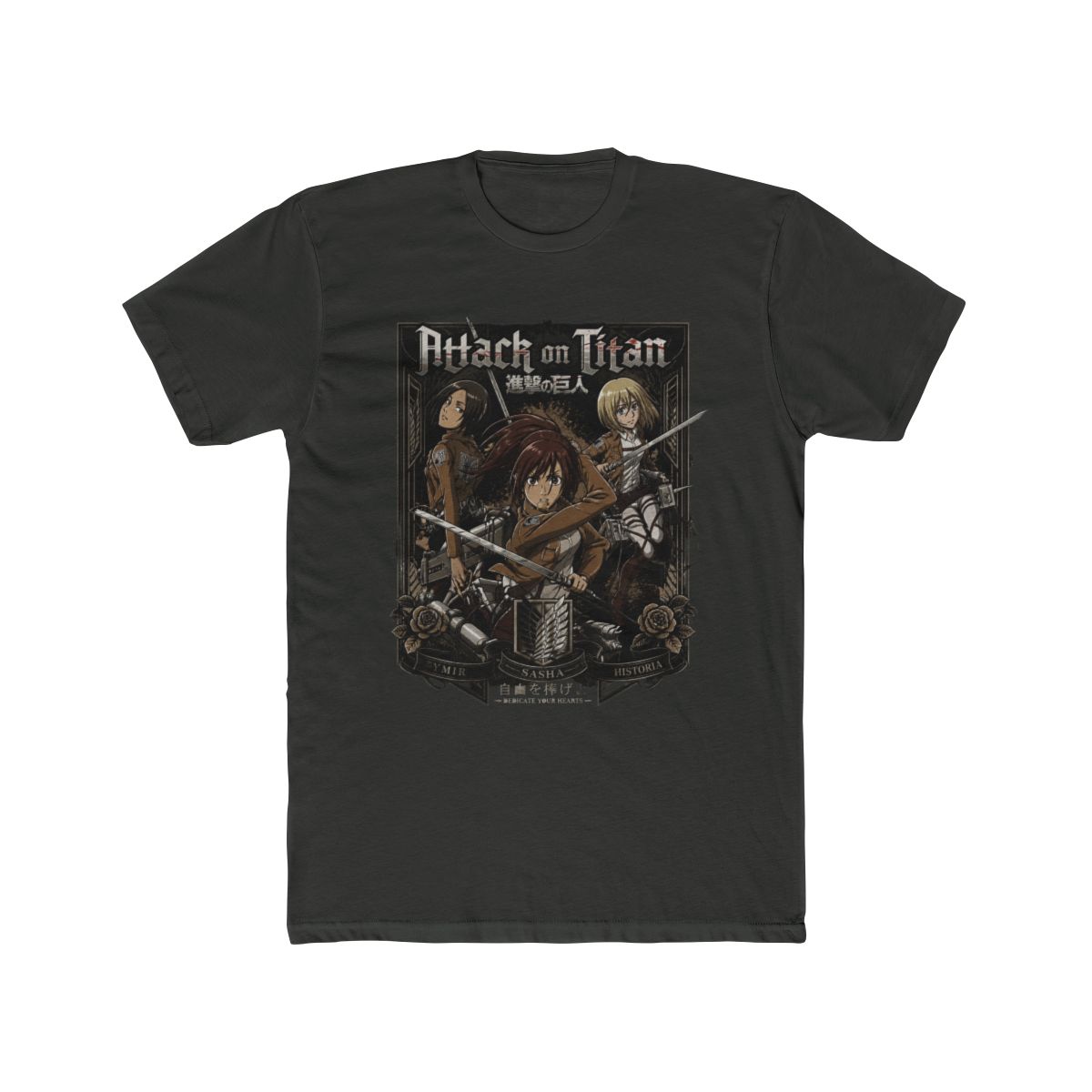 Attack on Titan - Ymir Sasha Historia T Shirt - alternate angle 5, merchandise