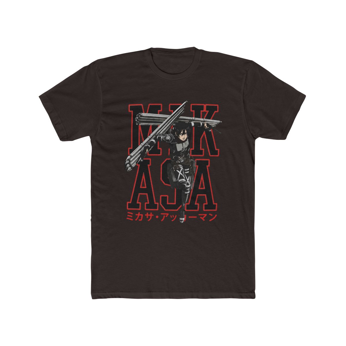 Attack on Titan - Mikasa Thunder Spears T Shirt - Crunchyroll Exclusive - alternate angle 2, merchandise